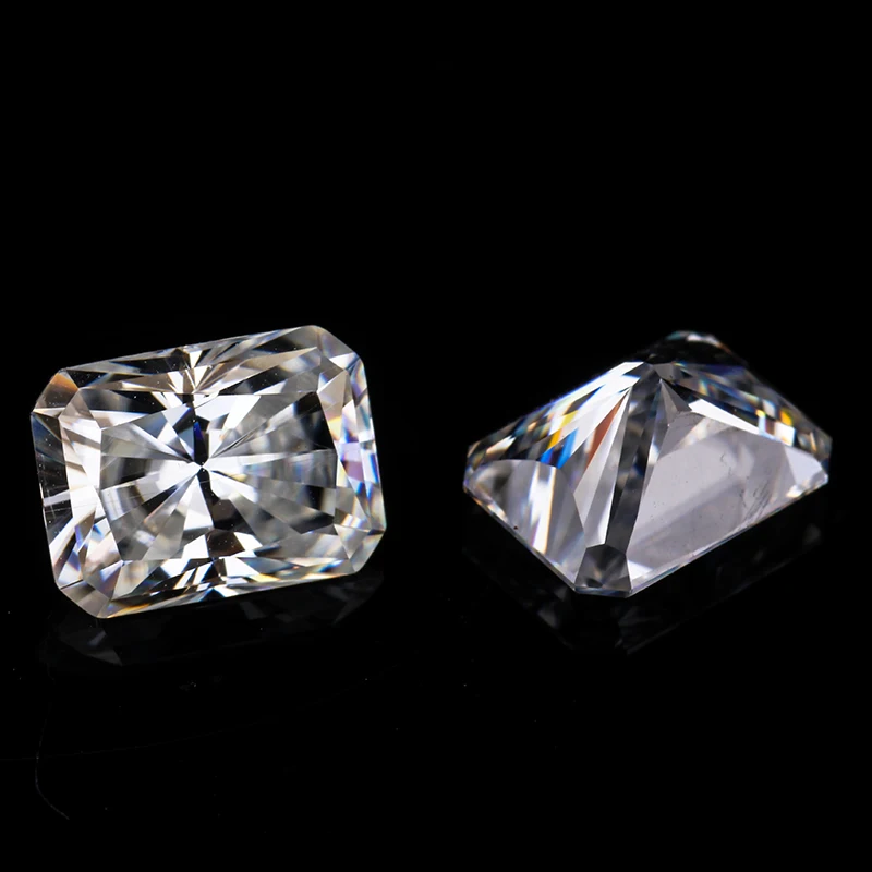 Starszuan 8*6 мм radiant cut VVS E/F 1.5ct супер белые качественные моиссаниты тест положительные