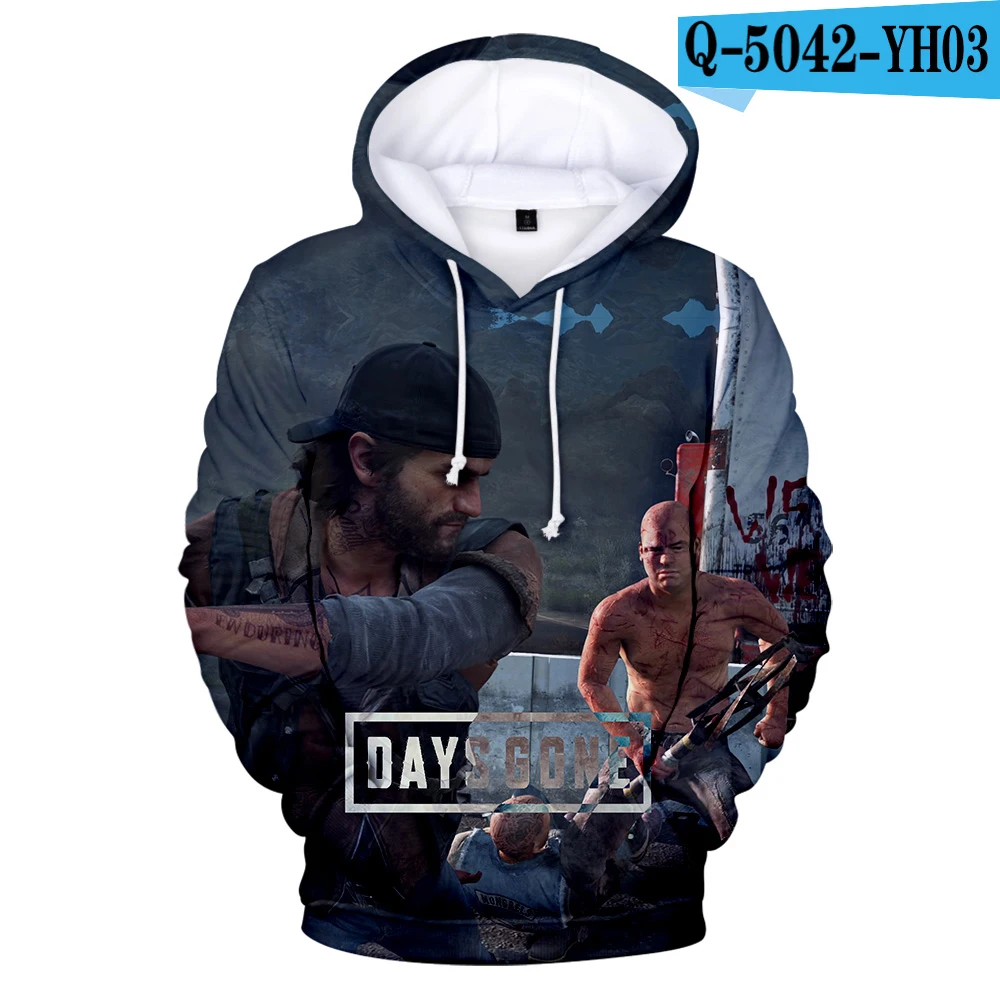 Армейский зеленый Aikooki Days gone 3D толстовки для мужчин/для женщин модные кофты Весна/осень повседневное Толстовка обувь для мальчиков/верхняя одежда - Цвет: Армейский зеленый