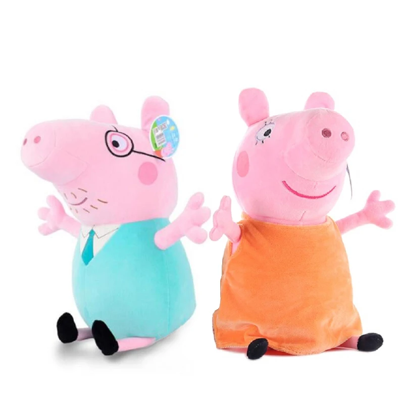 Плюшевые игрушки Peppa Pig George Детские праздничные украшения школьный ранец