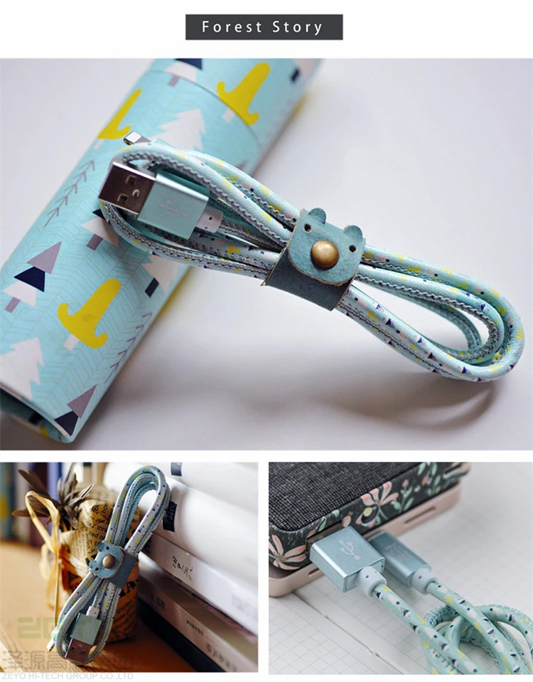 1m data transfer+fast charge cable,2.4A,stable and fast transfer,mini USB port and for iphone/ipad,unique design,multi-colors