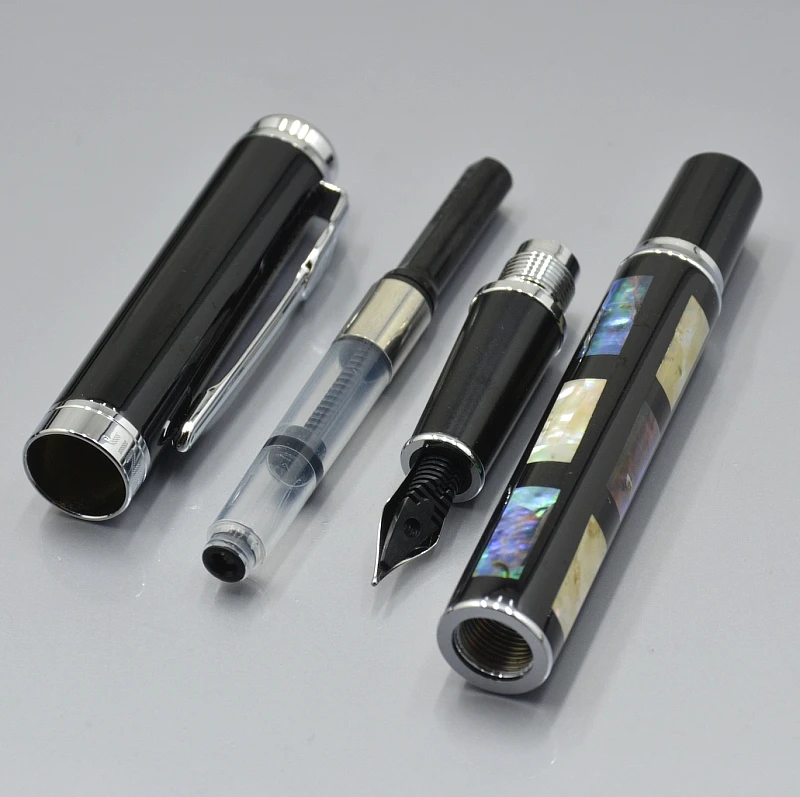 JINHAO 8802 раковина резьба перьевая ручка школьные офисные канцелярские