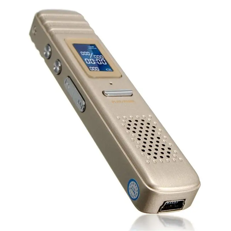 8 ГБ диктофон стерео запись Цифровой диктофон портативный mp3-плеер привод Grabadora de voz