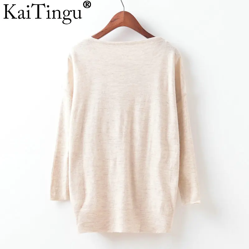 Женский свитер с рукавами летучая мышь на осень/зиму | Женская одежда