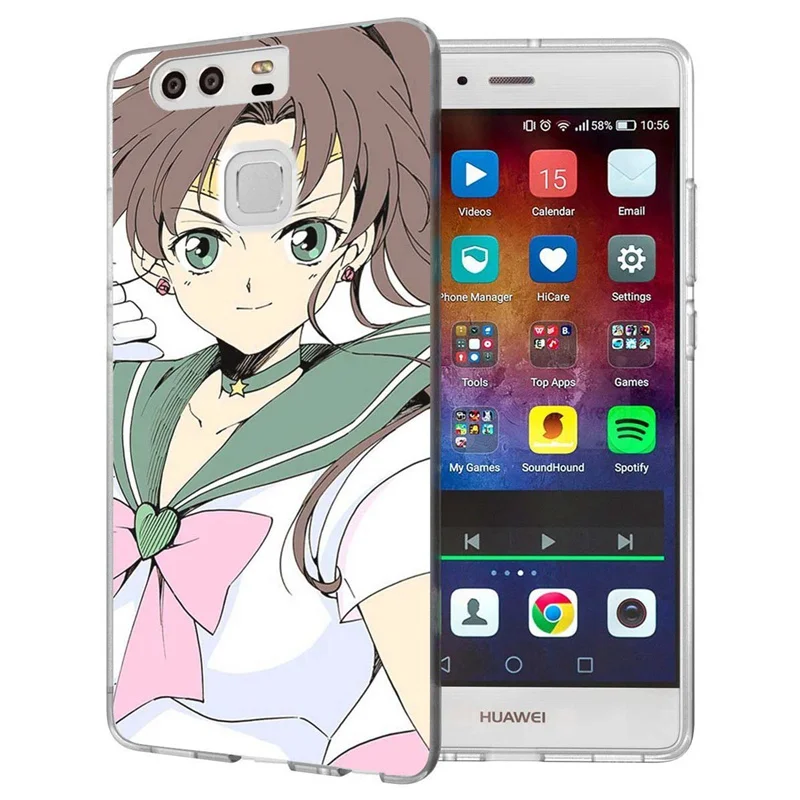 For Huawei P9lite/P8 Lite 2016 2017 Y5 II 2 Y5ii / Y6 Compact Honor 5A LYO-L21 Soft TPU Silicone Pattern Clear Case B033 |