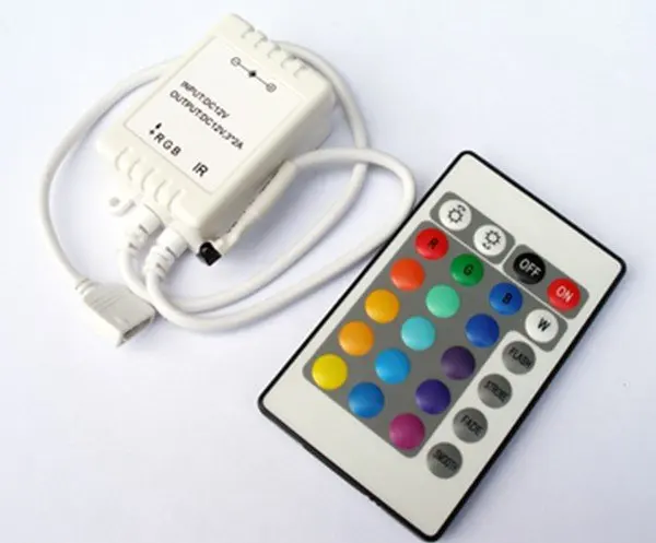 Акция! 24 кнопочный светодиодный ИК контроллер вход постоянного тока 12 В|led open|led dim