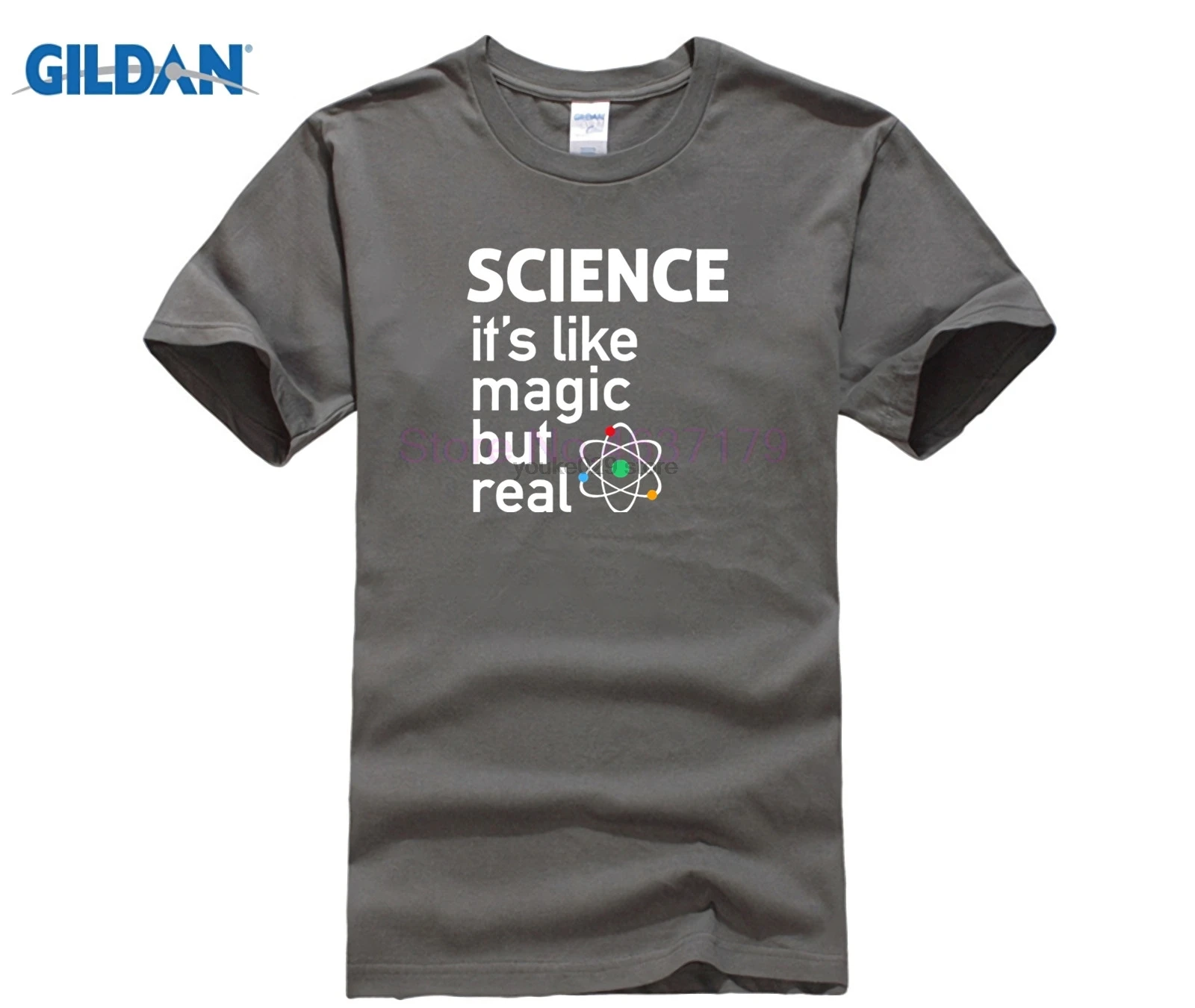 Мужская футболка высокого качества для взрослых SCIENCE It's Like Magic But Real homme Big bang theory