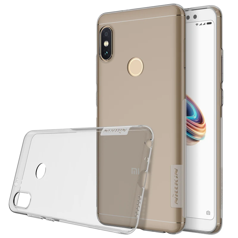 Для Xiaomi Redmi Note 5 Pro чехол Nillkin TPU 0,6 мм Ультратонкий чехол для телефона для Xiaomi Redmi Note 5 4 4X2 силиконовый чехол - Цвет: Gray