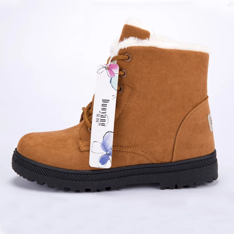 Зимние ботинки для женщин 2018 популярная женская обувь bota feminina плюшевые меховые