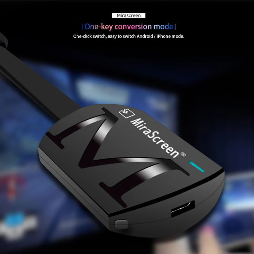 Мира Экран обмена потоковыми мультимедийными данными (Airplay DLNA медиа Miracast 1080 P Wi Fi