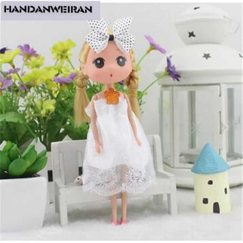 HANDANWEIRAN новинка 2019 1 шт. 17 см кружевная юбка кукла детский день рождественский