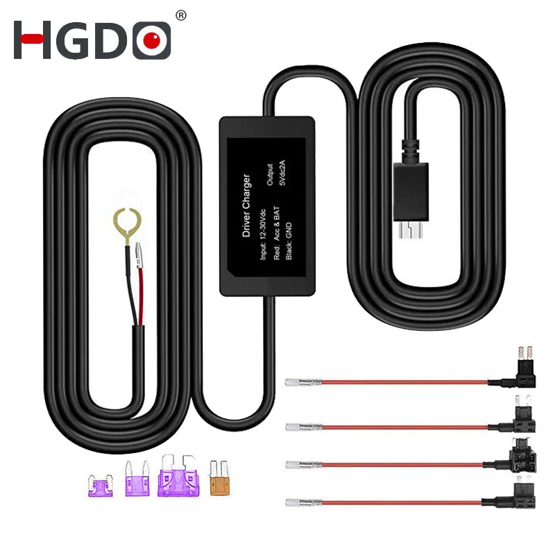 HGDO Dash Cam комплект жестких дисков Mini USB Порты и разъёмы DC 12 V/24 В до 5 Пост