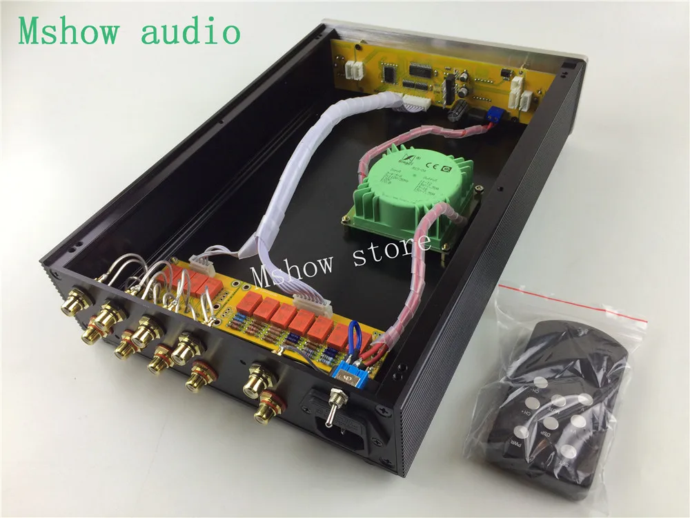 Mshow Hi Fi пульт дистанционного управления контроллером peramp пре Усилитель Аудио