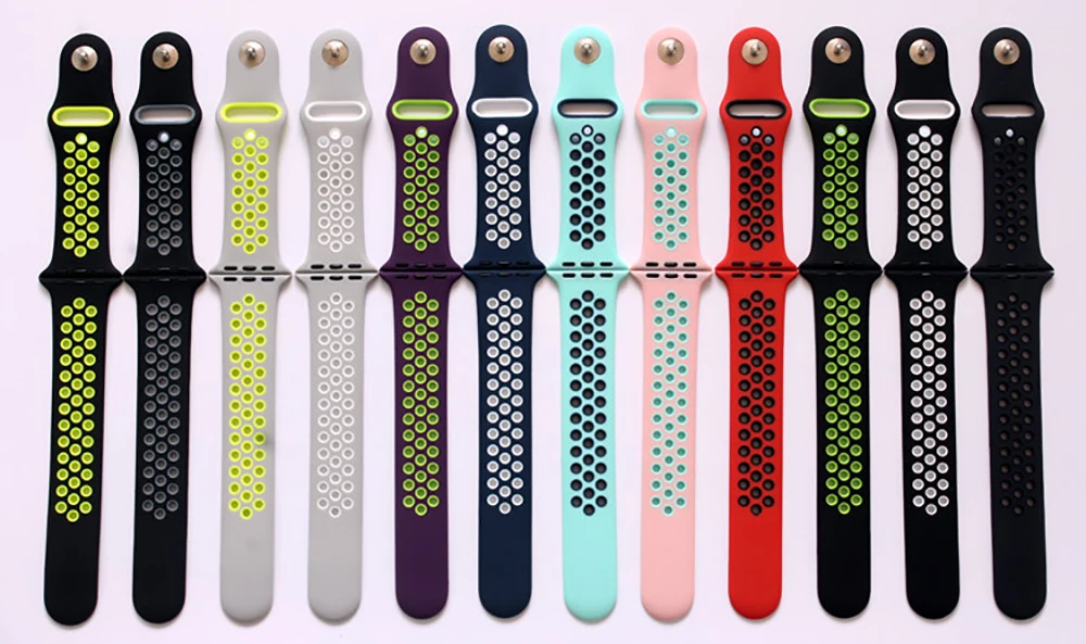 JMUSIWB ремешок для спортивных часов apple watch band 4 3 42 мм/44 мм iwatch 38 мм/40 correa Браслет 2