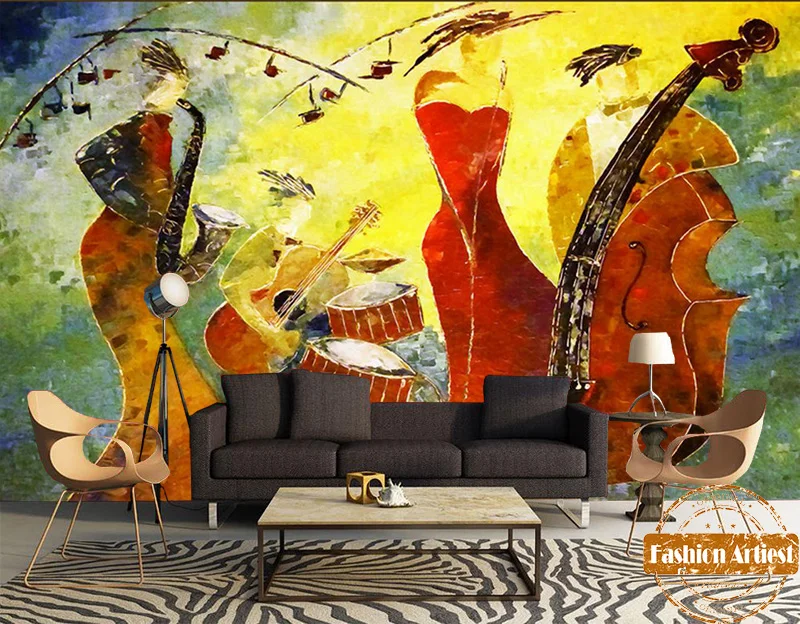 Пользовательские абстрактные обои с изображением инструментов Настенная