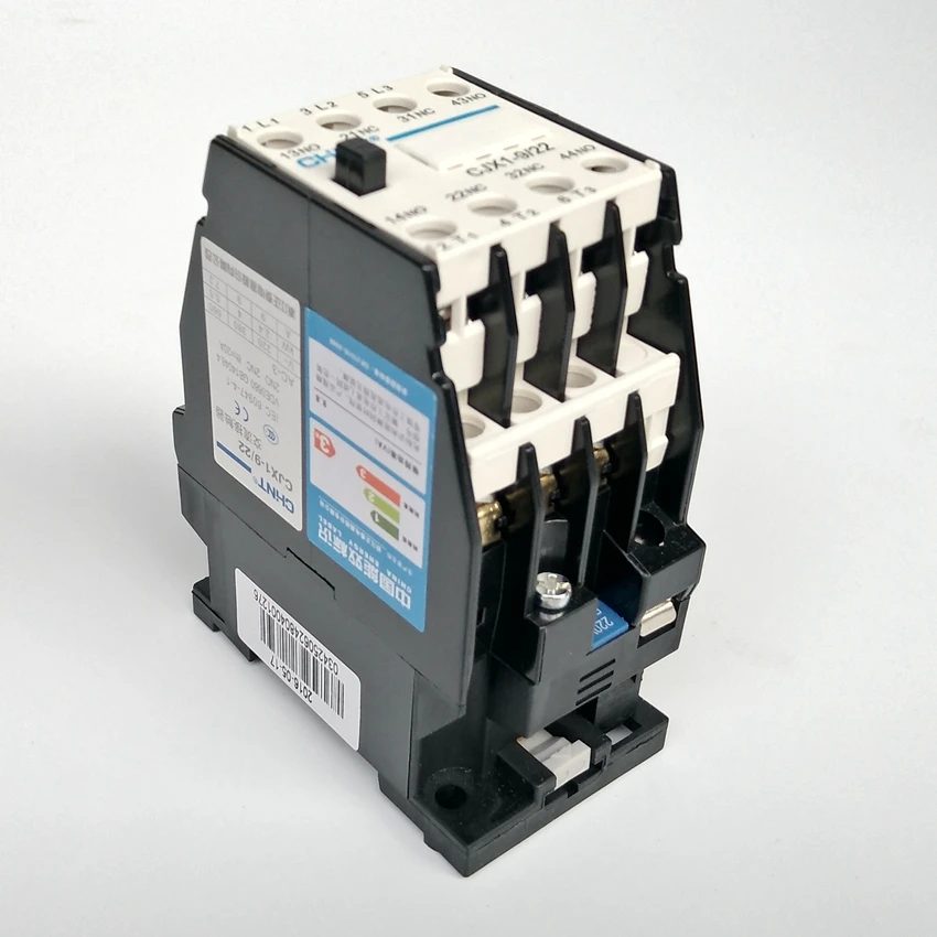 Оригинальные CHINT CJX1-9/22 2NO + 2NC контактор переменного тока 50 Гц AC220V AC380V AC110V AC36V AC24V (3TB)