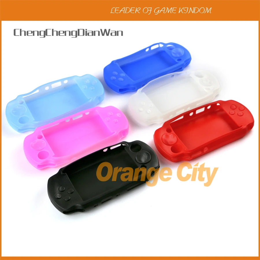 ChengChengDianWan силиконовый чехол для PSP E1000 E 1000 Мягкий рукав цвета 10 шт./лот|case for|case for