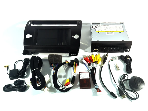 Четырехъядерный Android 9 0 автомобильный dvd плеер для Citroen C4 аудио мультимедиа gps