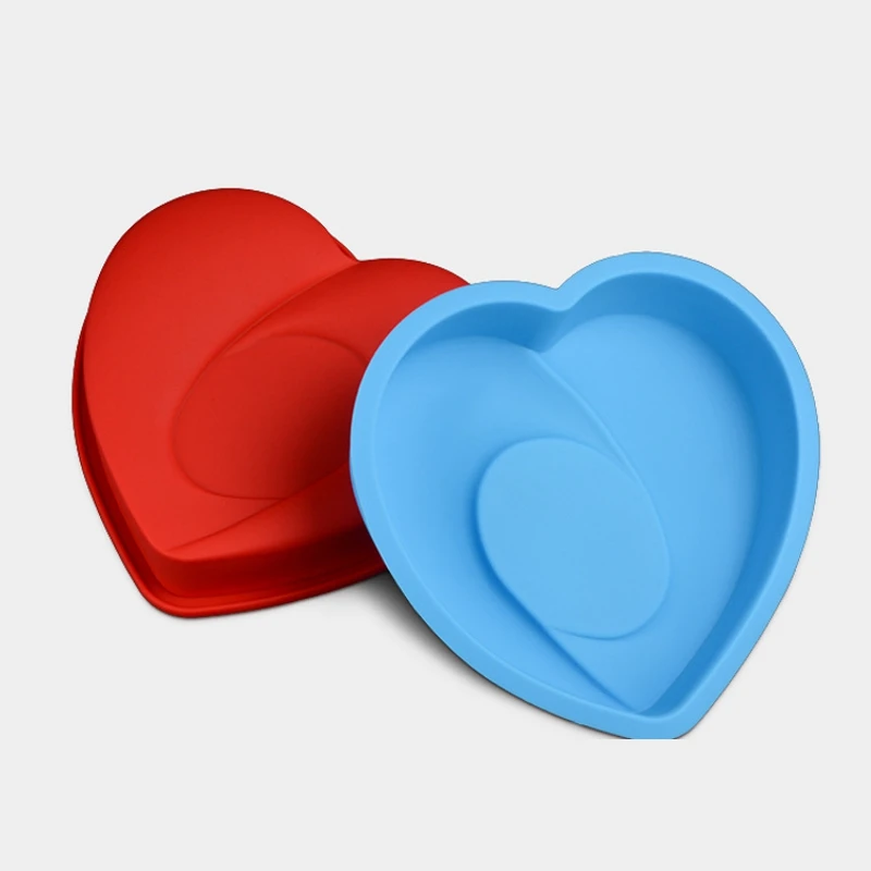 Антипригарная силиконовая форма для торта пиццы хлеба 9 дюймов|heart shaped cake|fondant