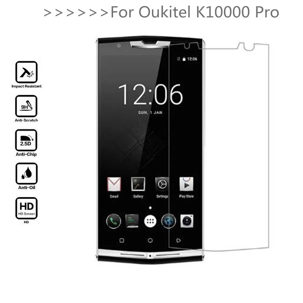 Закаленное стекло премиум класса 2.5D 9H для Oukitel K10000 Pro защитная пленка из