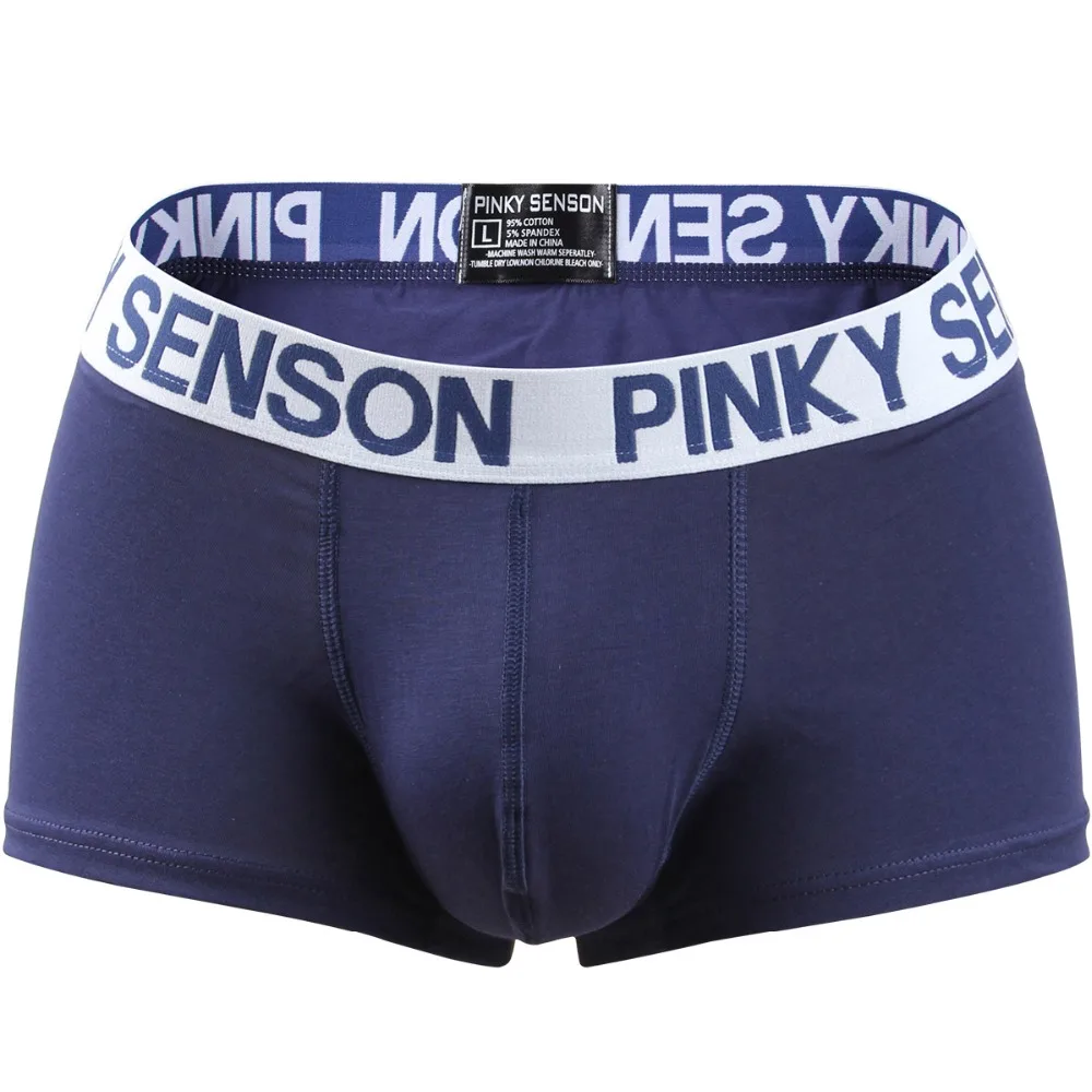 Мужские хлопковые трусы боксеры PINKY SENSON сексуальное нижнее белье для мужчин