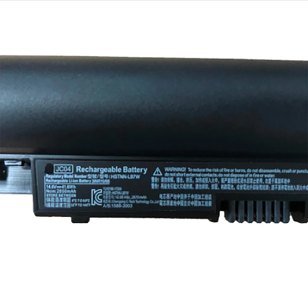 14,6 V 41.6wh JC04 аккумулятор для ноутбука hp 15-BS 15-BW 17-BS HSTNN-PB6X 919681-831 HSTNN-DB8B JC03 серии 2850 мАч