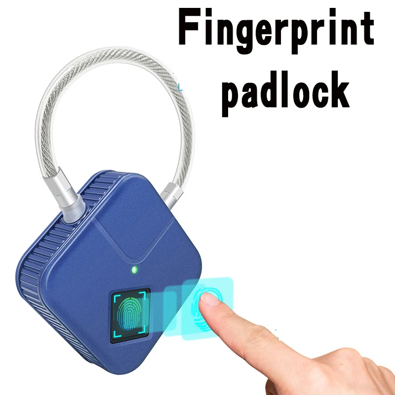Умный замок отпечатков пальцев Usb Перезаряжаемый интеллектуальный без ключа Ip65