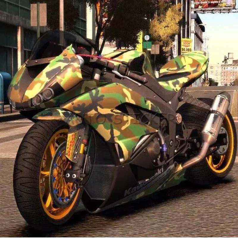 Камуфляжная пленка для мотоцикла скутера автомобиля 10/20/30/40/50 см * 152 см|camouflage film|car