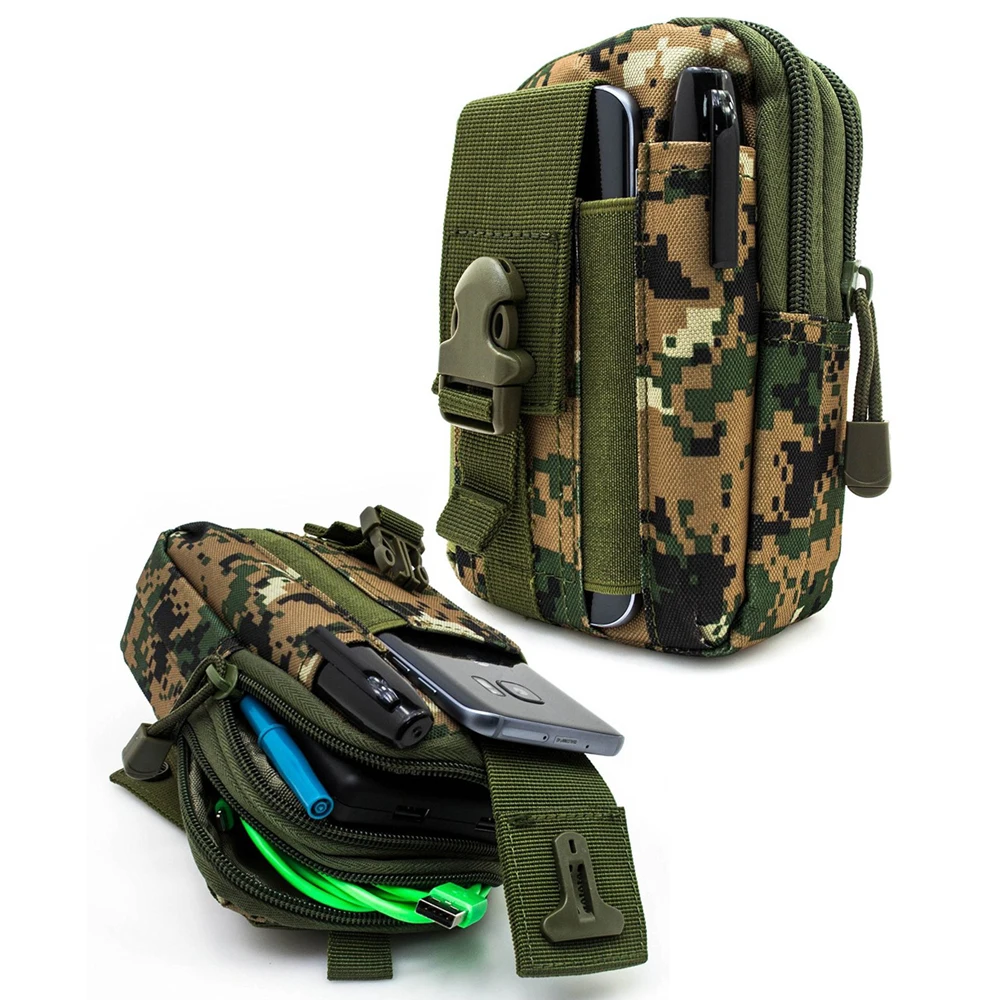 Smartphone Universal Multipurpose Tactical Cover Tan Holster EDC Security Pack Carry Case Pouch Belt Waist Bag Gadget Money Pock |