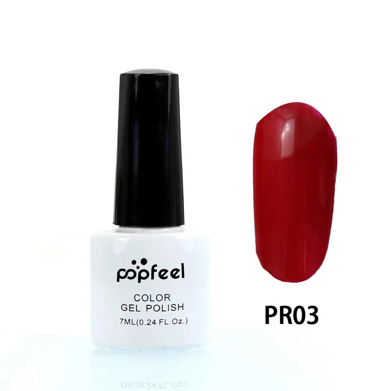 POPFEEL Марка ногтей Гель лак Маникюр Для женщин Красота косметические 10 Цвета