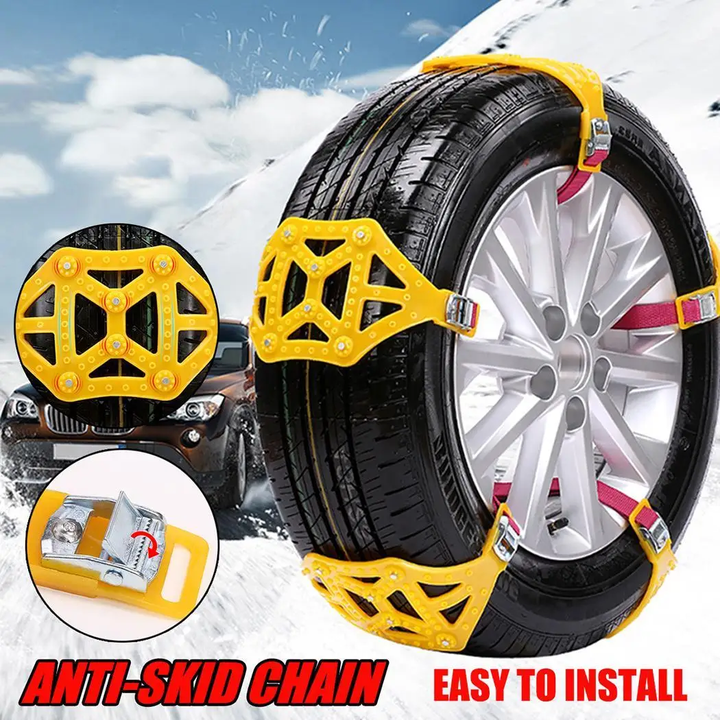 Muddy Ice Snow противоскользящая автомобильная шина лед песок дорожная цепная Пряжка