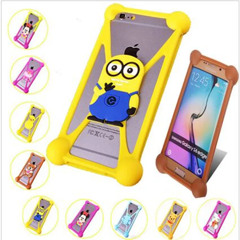 Милый Мультфильм Силиконовый Универсальный Сотовый Телефон Случаях Fundas Для Oukitel