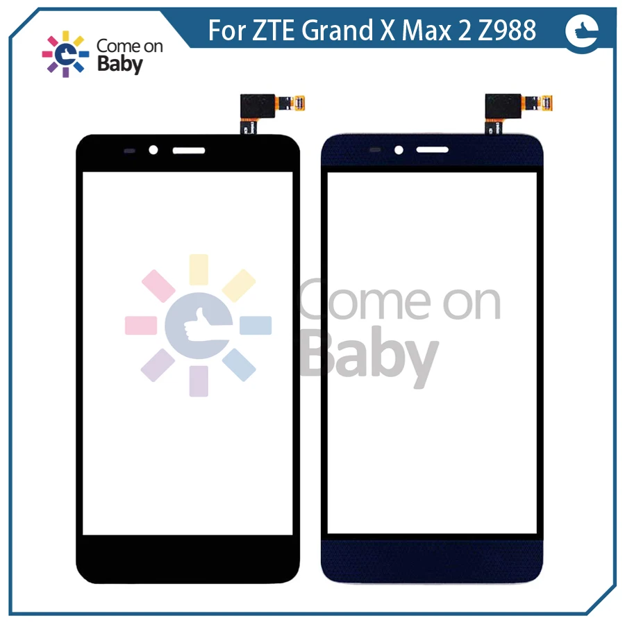 Оригинальный дигитайзер сенсорного экрана для ZTE Grand X Max 2 Z988 черный | Мобильные