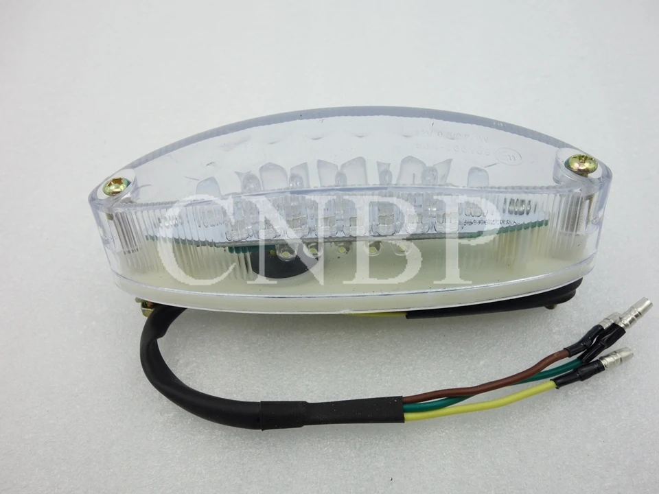 Мотоциклетный светодиодный прозрачный/дымчатый красный светильник ний фонарь s