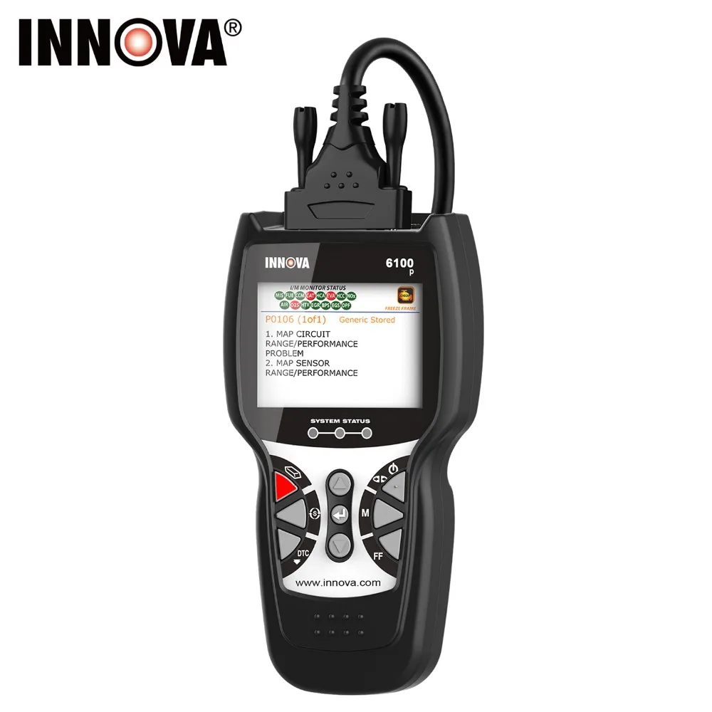 Автомобильный диагностический инструмент Innova 6100P OBD2 считыватель кода