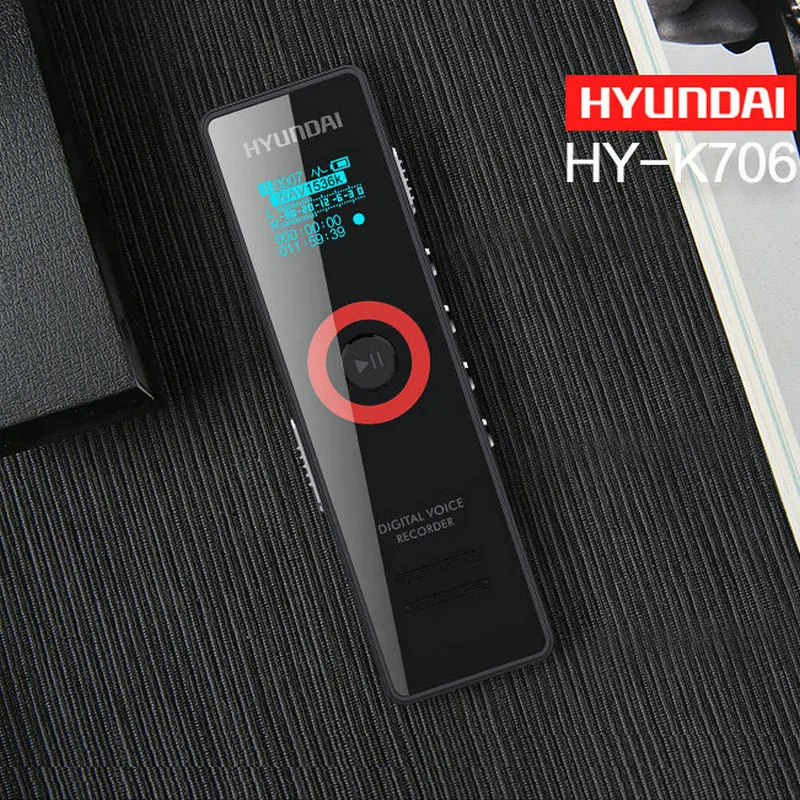 K706 Профессиональный диктофон мини скрытый Цифровой диктофон MP3 музыкальный плеер u-диск 3 в 1 портативный подарок Лекция для встречи