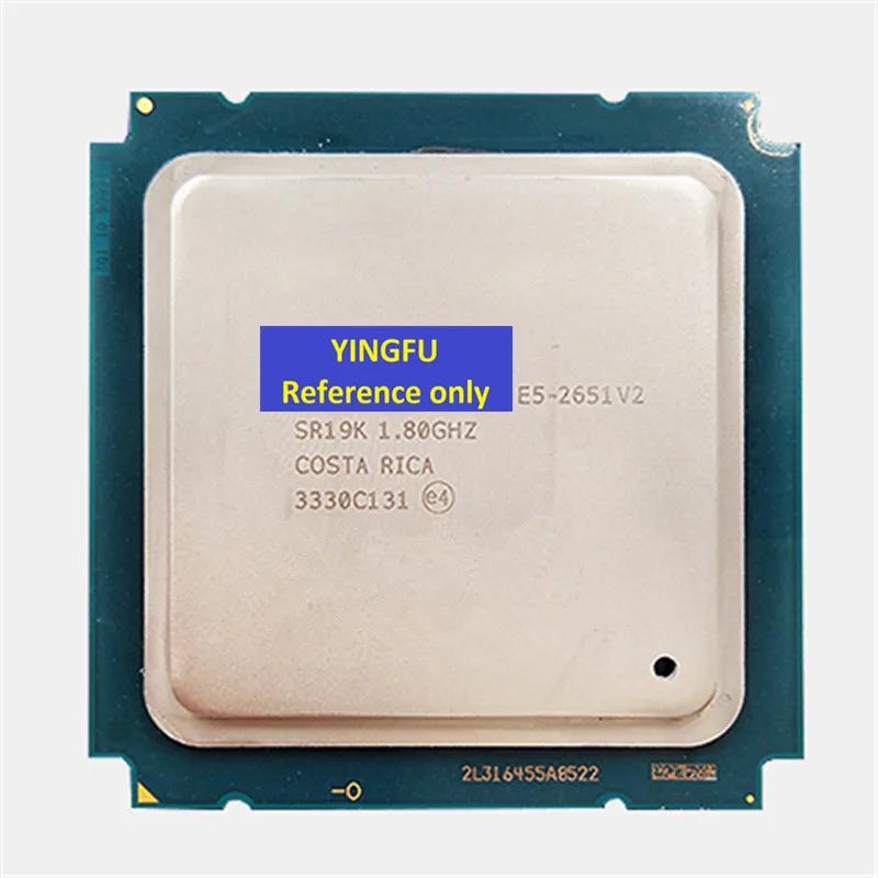 Процессор E5 2651V2 SR19K LGA2011 процессор 1 80 ГГц 12 ядер 30 M 105 W 5GT/s 2651 V2 e5 испытаны 100%
