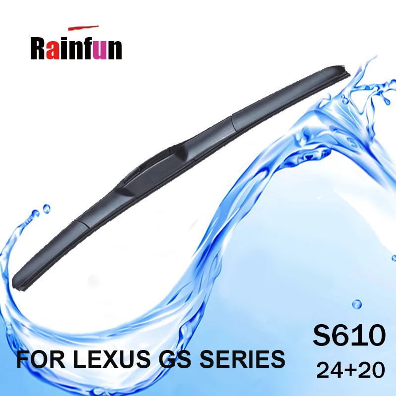 Щетка стеклоочистителя RAINFUN 24 + 20 дюймов для Lexus GS400(98 00) GS300(98 05) GS430(01 GS450H(95 12)|wiper