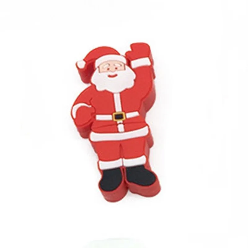 USB флеш-накопитель 128 ГБ мультяшный usb-кабель с Санта-Клаусом 2,0 4 ГБ 8 ГБ флеш-накопитель 16 ГБ 32 ГБ 64 ГБ Рождественская серия флешки карта памяти подарок - Цвет: 1