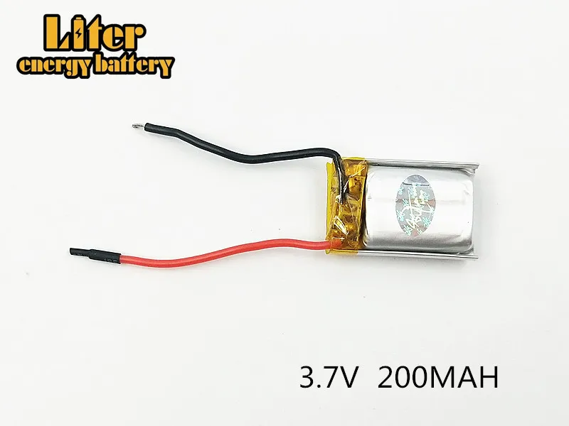 Аккумулятор 3,7 в 200 мА · ч 701723 Lipo для Syma S107G S109G S111G, вертолет с дистанционным управлением, аккумулятор для игрушек MJXRC X900 X901 20C