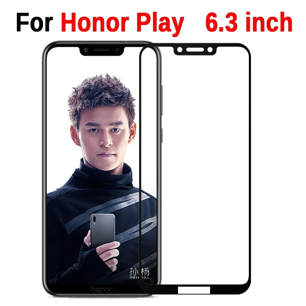 3D 9H стекло для huawei Honor 10 9 Lite Полное покрытие защитное стекло на Honor Play 9 10 Lite V10 Защитная пленка для экрана - Цвет: Huawei Honor play