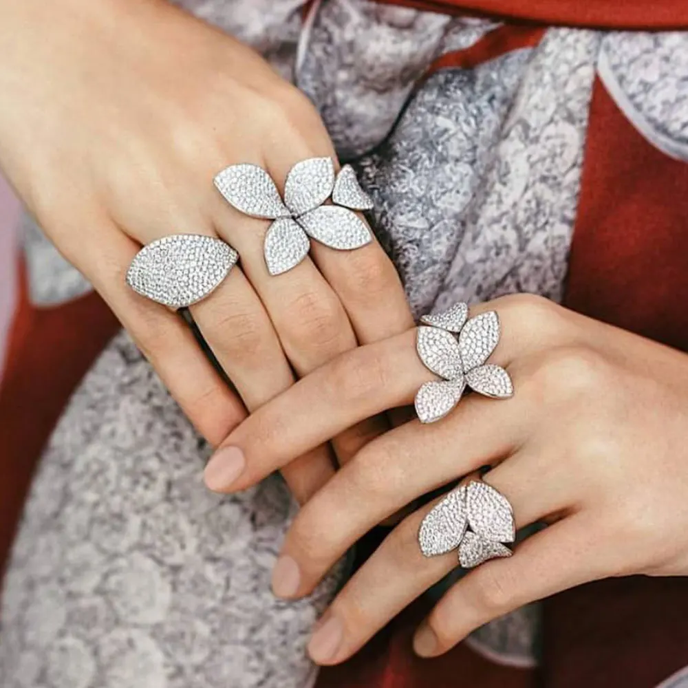 Женское Обручальное кольцо с фианитом блестками|adjustable rings for women|brand womenfashion women |