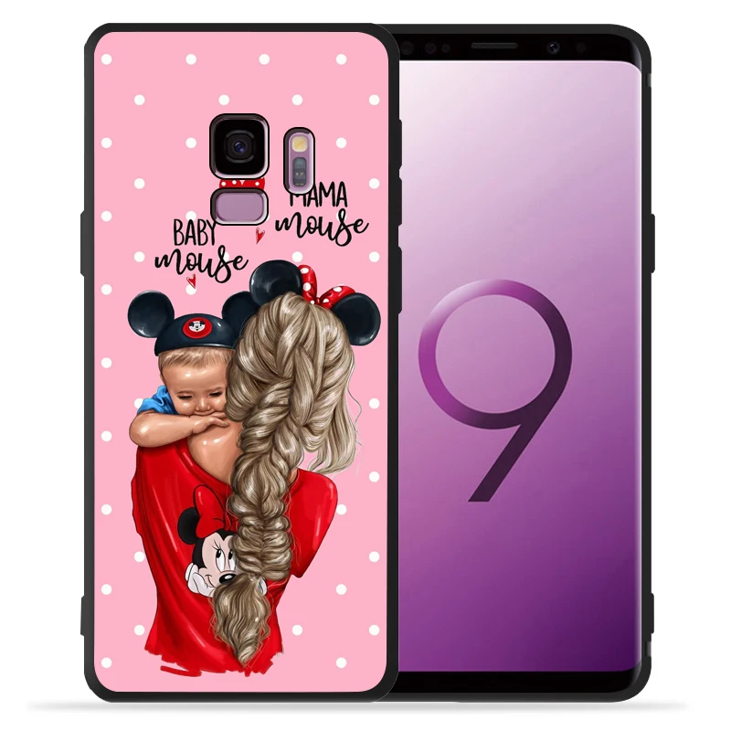 Модный чехол для мамы папы девочки мальчика и ребенка Samsung Galaxy S10 S8 S19 Plus S7 S6 Edge Lite