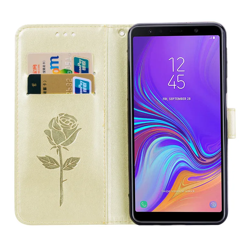 Для samsung A7 чехол откидная крышка силиконовый кожаный чехол для телефона для samsung Galaxy A7 A750 кошелек для samsung A7