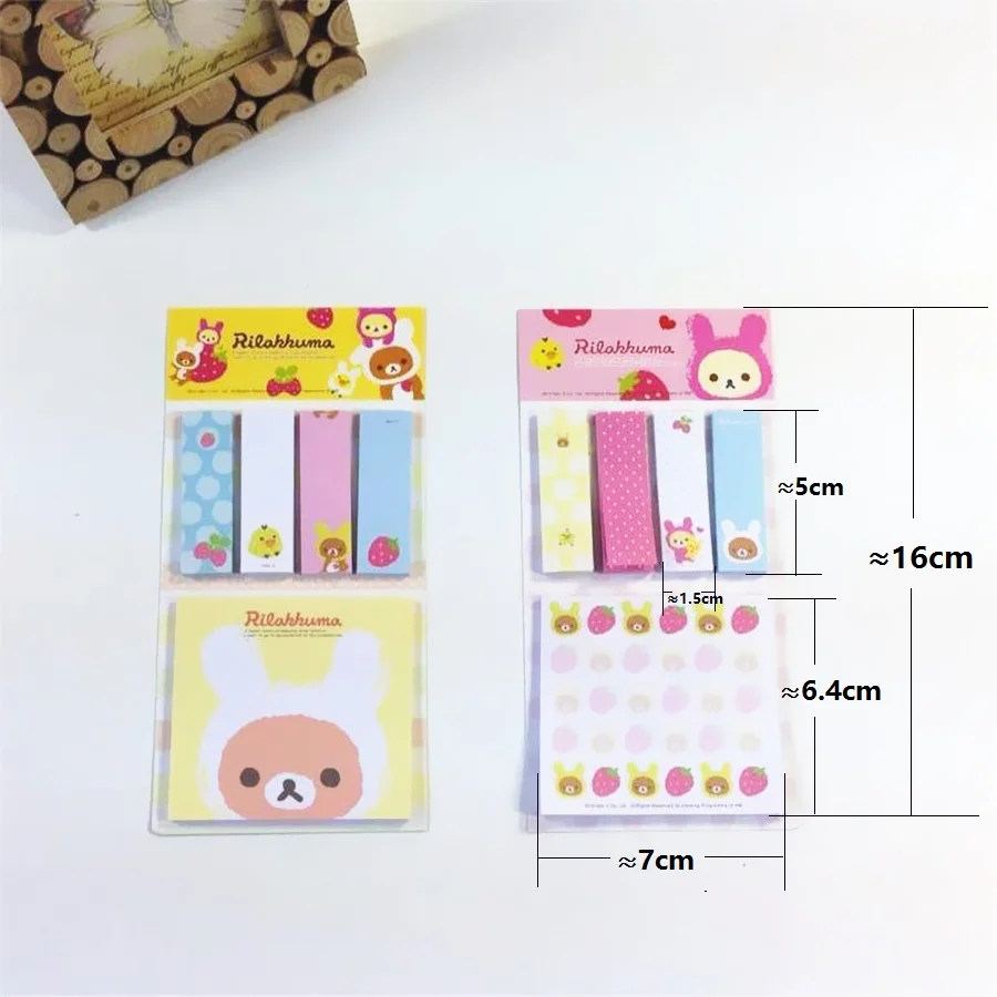 20 шт./лот милый мультфильм rilakkuma стили Блокнот/стикер для заметок/удаляемая бумага/