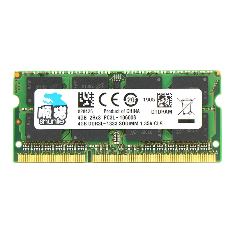 DDR3 4 ГБ 8 1066 МГц 1333 1600 ноутбук SO DIMM 1 5 в 35 Ram Микрон чип памяти|Оперативная память| |