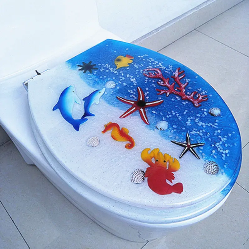 toilet seats F Различные стили многоцветные Толстые Тип сиденья для унитаза, универсальные U/V/O тип сиденья для унитаза, каучуковые, в европейском стиле сиденья для унитаза - Цвет: toilet seats F