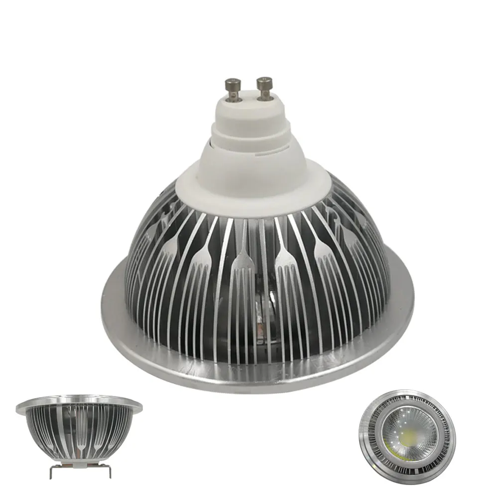 Free shipping 15W GU10 LED Spotlight 12W ar111 led bulb 10W G53 spot light 12V AC85-265V AR 111 7W for home lighting | Лампы и