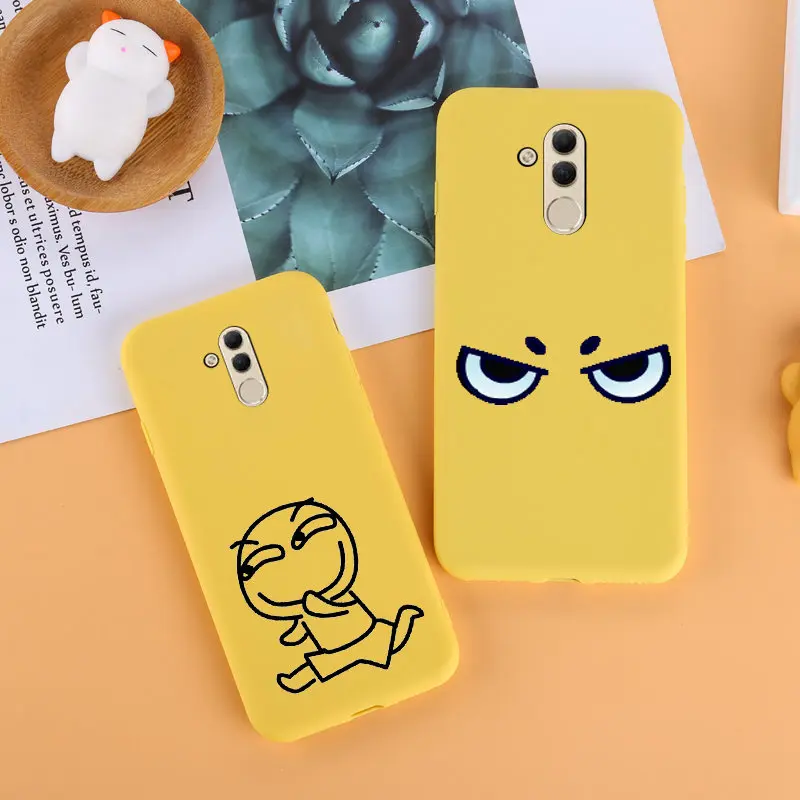 huawei mate 20 lite Case Silicon Funny Painting Soft TPU Back Cover for Protect Phone cases shell |