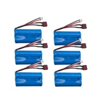 Модель самолета вертолета 7,4 В 1500 мАч, литиевые батареи 18650 в для радиоуправляемой машинки 15c 12428 2S 7,4