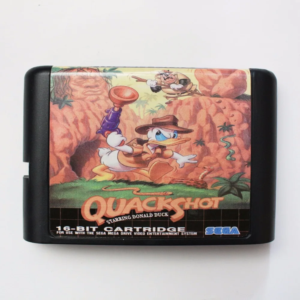 Quack Shot 16 bit MD игровая карта для Sega Mega Drive Genesis | Электроника
